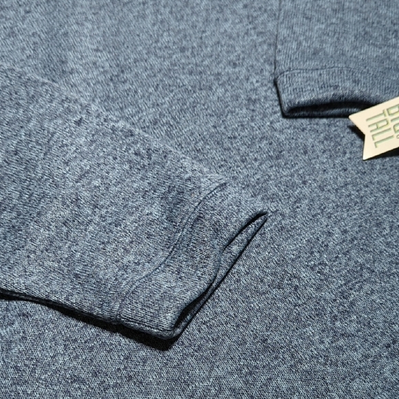 Haggar Men's Heather Blue Zip Up Sweater - Picture 6 of 13